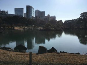 2歳の娘、日本庭園デビュー。旧芝離宮恩賜庭園に行ってきました