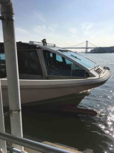 水上バスならちょっとした旅行気分、浜松町からお台場までの船移動