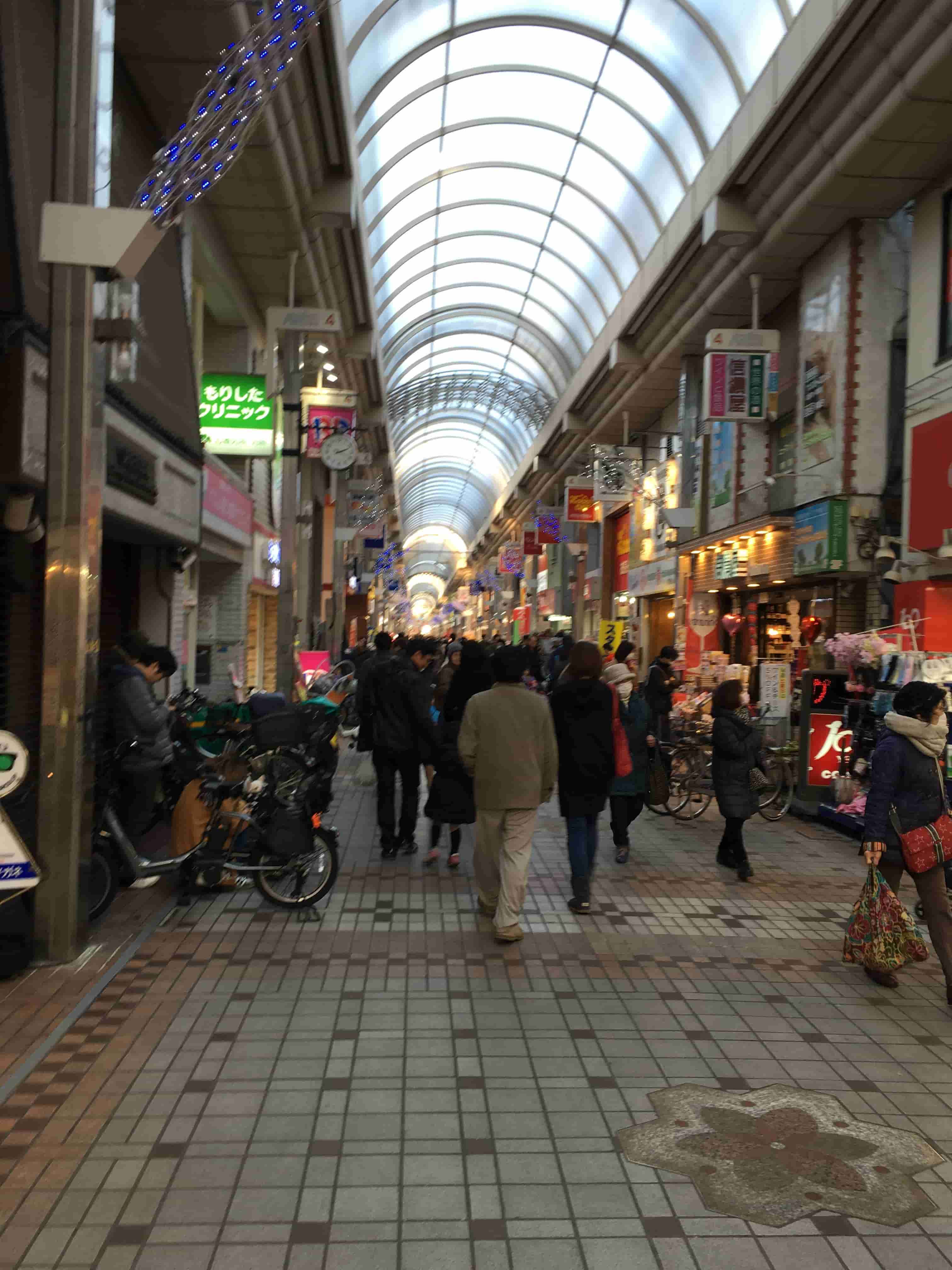武蔵小山のアーケード商店街「パルム」を娘とのんびり散歩してきました